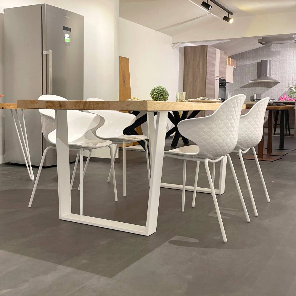 Tavolo in legno massello di castagno - Simply - immagine 3