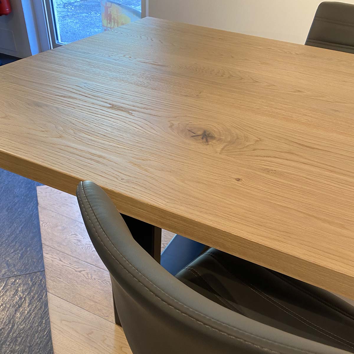 Tavolo riunioni in legno massello di rovere artigianale modello Impero - immagine 7