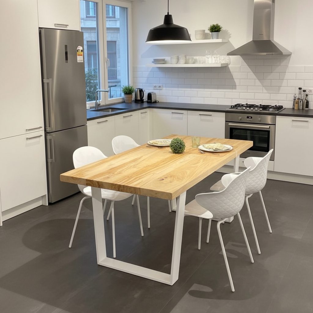 Tavolo in legno massello di castagno - Simply